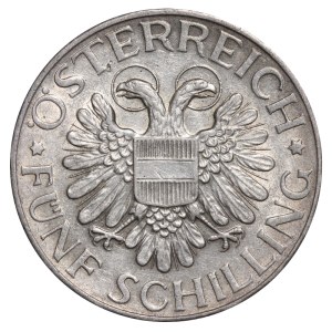 Austria, 5 Schilling, 1934 year