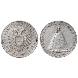 Austria, 5 Schilling, 1936 year