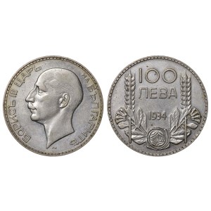 Bulharsko, 100 levů, rok 1934