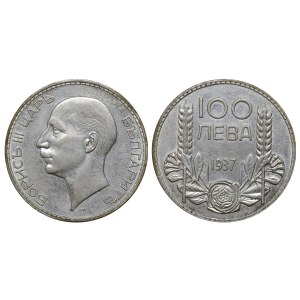 Bulharsko, 100 leva, rok 1937