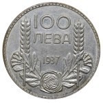 Bulharsko, 100 leva, rok 1937