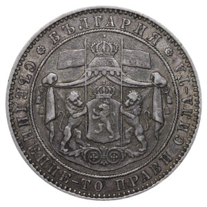 Bulharsko, 5 leva, rok 1885