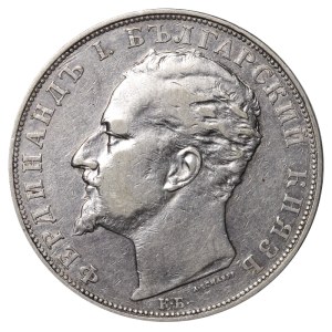 Bulharsko, 5 levů, rok 1894, KB