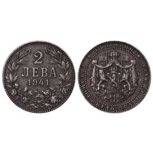 Bulharsko, 2 leva, rok 1941