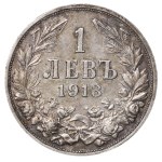 Bulharsko, 1 lev, rok 1913