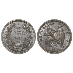 Chile, 1 Peso, 1933 year, So