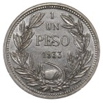 Chile, 1 Peso, 1933 year, So