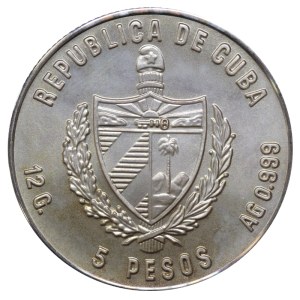 Cuba, 5 Pesos, 1981 year, Bee Humingbird