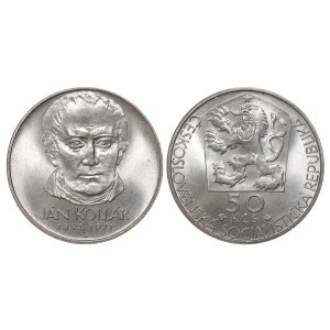 Cecoslovacchia, 50 corone, 1977, 125° anniversario della morte di Jan Kollar