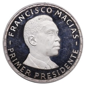 Guinée équatoriale, 200 pesetas, 1970, Francisco Macias, premier président