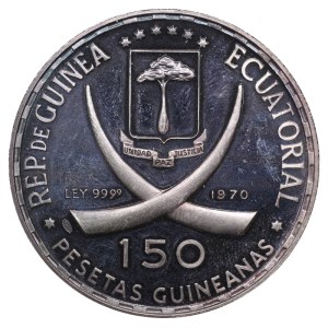 Rovníková Guinea, 150 pesiet, rok 1970, Koloseum