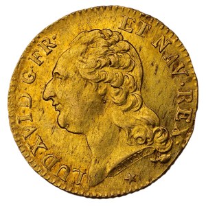 France, 1 Louis d'Or, 1786 year, W