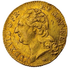 France, 1 Louis d'Or, 1786 year, W