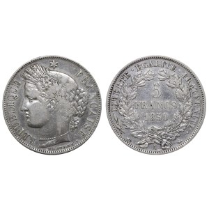 France, 5 Francs, 1850 year, A