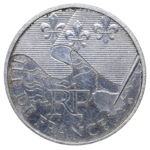 Francia, 10 euro, anno 2010, Île-de-France, 1° tipo