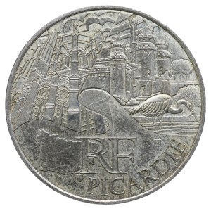 Francia, 10 euro, anno 2011, Piccardia