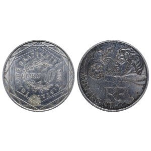 Francia, 10 euro, anno 2012, Alvernia