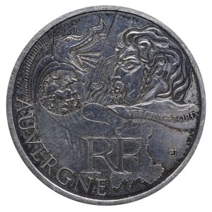 Francia, 10 euro, anno 2012, Alvernia