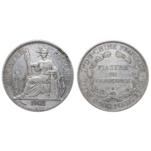 French Indochina, 1 Piastre, 1902 year, A