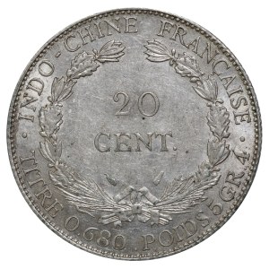 French Indochina, 20 Cents, 1937 year