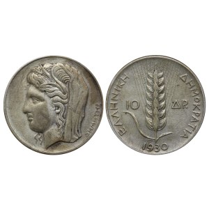 Greece, 10 Drachmai, 1930 year