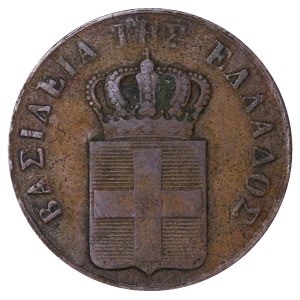 Griechenland, 10 Lepta, Jahr 1837