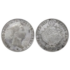 Hungary, 20 Kreuzers, 1835 year, B