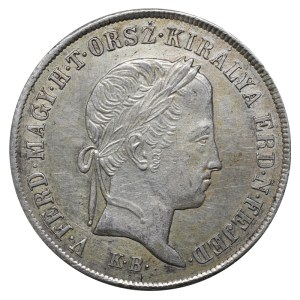 Hungary, 20 Kreuzers, 1848 year, K B, War of Independence Coinage