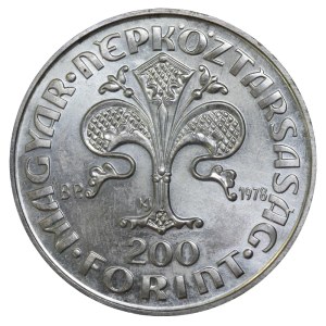 Ungheria, 200 fiorini, anno 1978, BP, primo fiorino d’oro ungherese di Karoly Robert d’Angiò