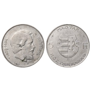Maďarsko, 5 forintů, rok 1947, BP, Lajos Kossuth