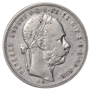 Hungary, 1 Florin, 1881 year, K B