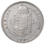 Hungary, 1 Florin, 1881 year, K B