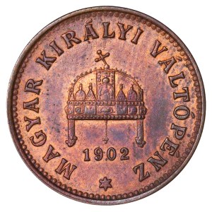 Hungary, 1 Filler, 1902 year, KB