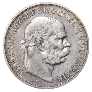 Ungheria, 5 corone, anno 1908, KB