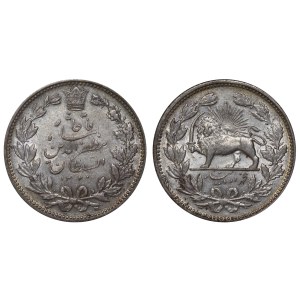 Írán, 5 000 dinárů, rok 1320 (1902)