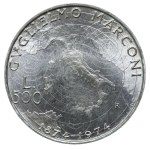 Italy, 500 Lire, 1974 year, R, 100th Anniversary of the birth of Guglielmo Marconi