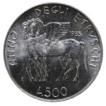 Italy, 500 Lire, 1985 year, R, Year of Etruscan Culture