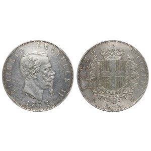 Italy, 5 Lire, 1872 year, M BN