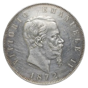 Italy, 5 Lire, 1872 year, M BN