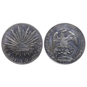 Mexico, 8 Reales, 1891 year, Mo AM