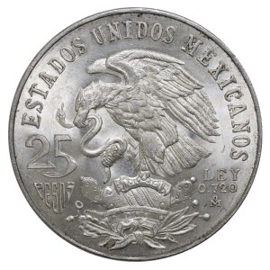 Mexico, 25 Pesos, 1968 year, Mo, 19th Summer Olympics - Mexico 1968
