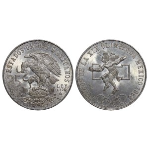 Mexico, 25 Pesos, 1968 year