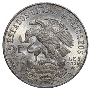 Mexico, 25 Pesos, 1968 year