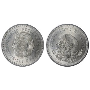 Mexico, 5 Pesos, 1948 year, Mo