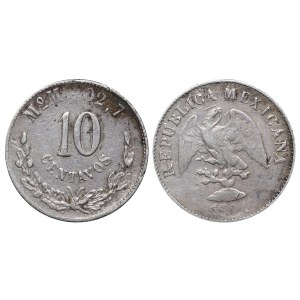 Mexiko, 10 centavos, rok 1904, Mo M