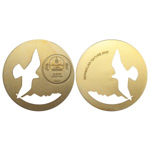Mongolia, 500 Togrog, 2015 year, Sacer falcon