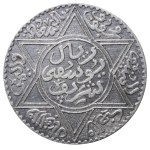 Morocco, 10 Dirhams/1 Rial, 1331 (1913) year