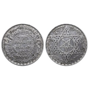 Morocco, 200 Francs, 1372 (1953) year