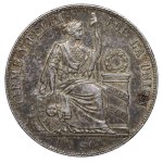 Peru, 1 Sol, 1885 year, RD