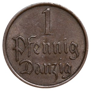 Danzig, 1 Pfennig, 1937 year